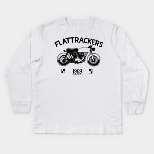 Flat Trackers Kids Long Sleeve T-Shirt